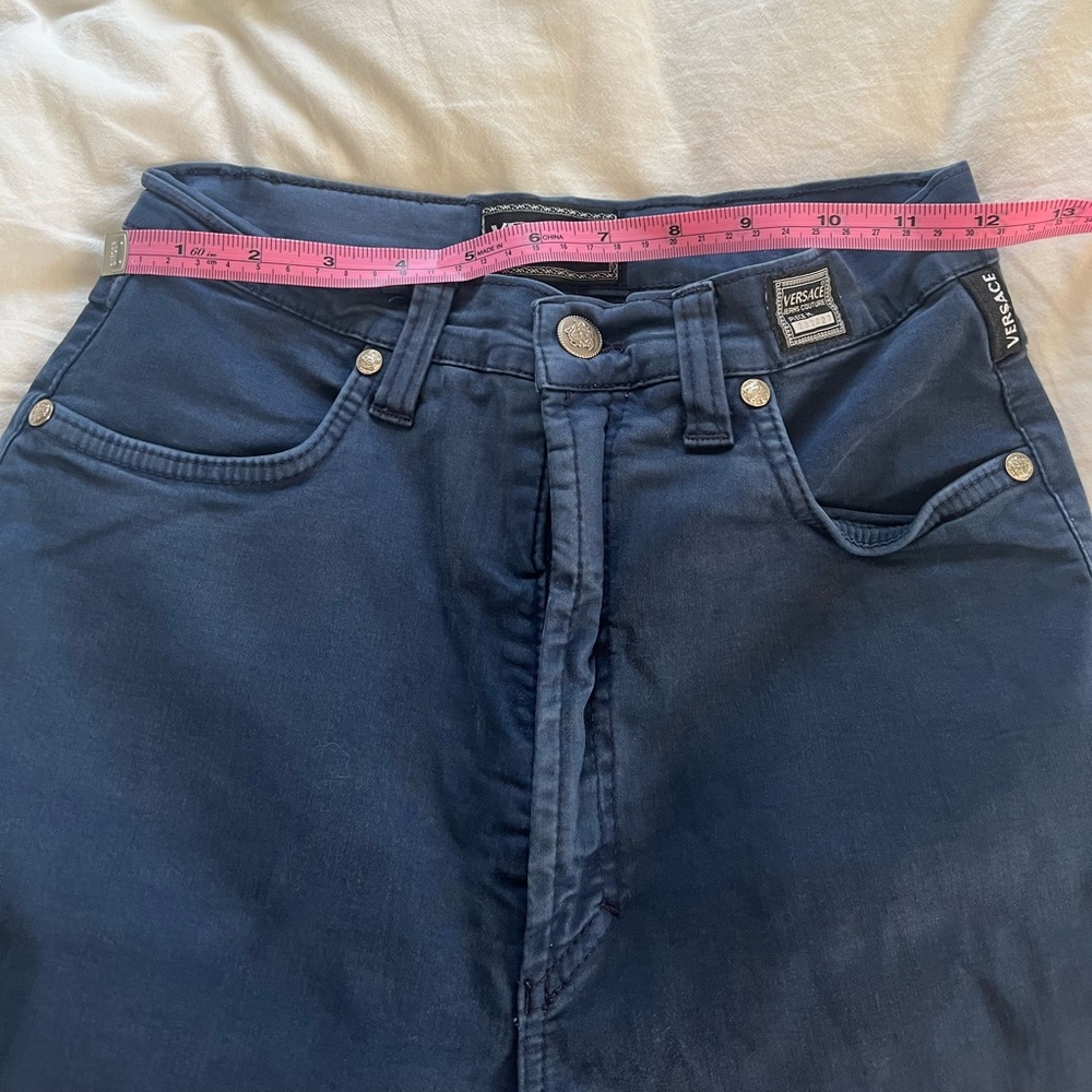 Versace jeans 

24 inch waist Made